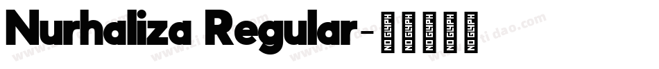 Nurhaliza Regular字体转换